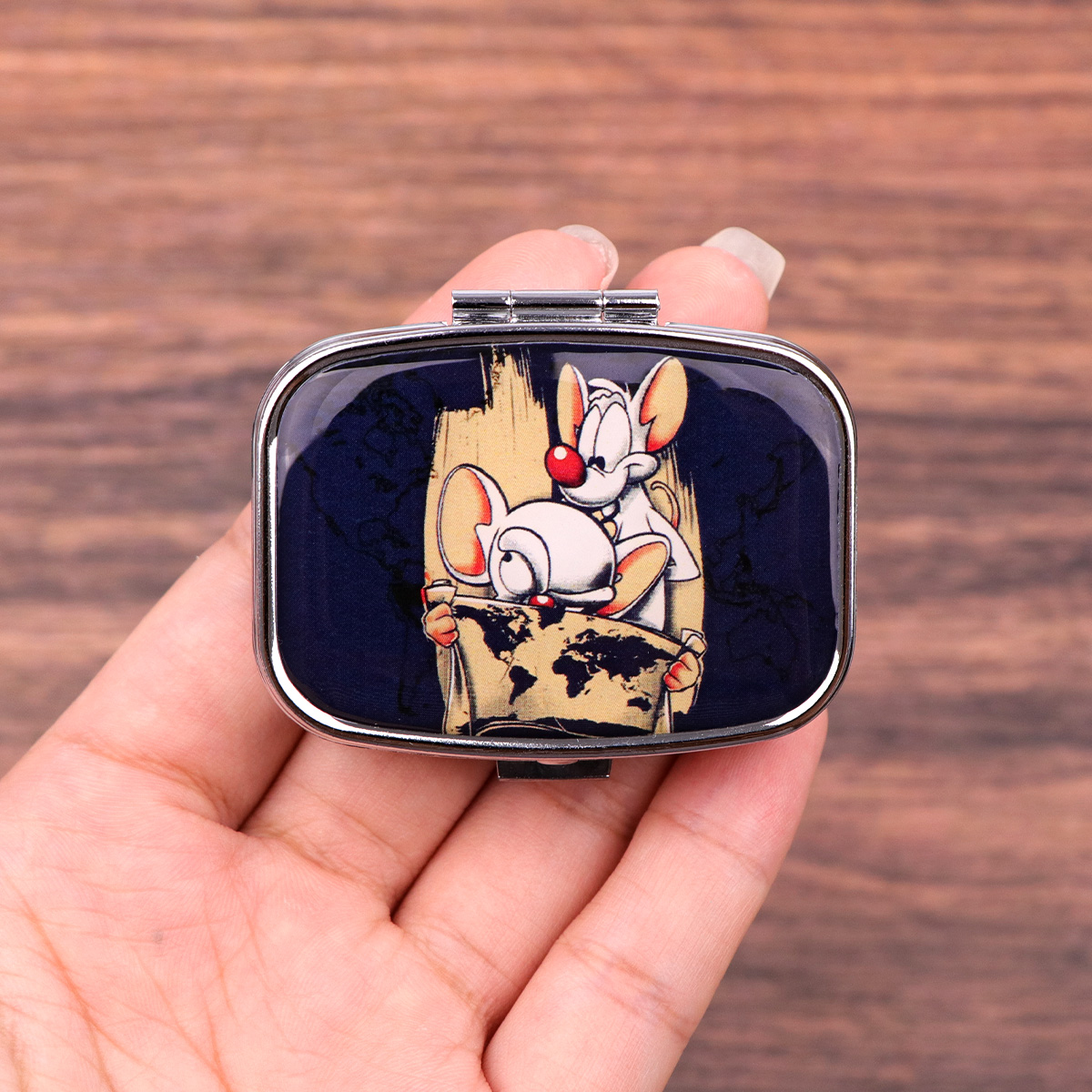 Tablet Cute Accessories - Kotak Penyimpanan Pil Portabel Mini Saku