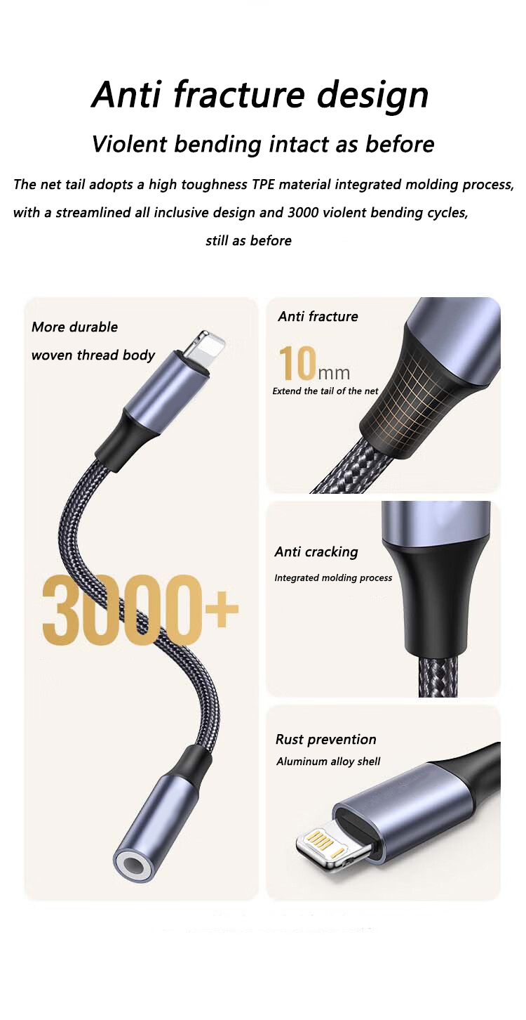Kabel AUX Jack 3.5Mm 8-Pin Ant - Wired Earphone Lightning ulasan dan harga