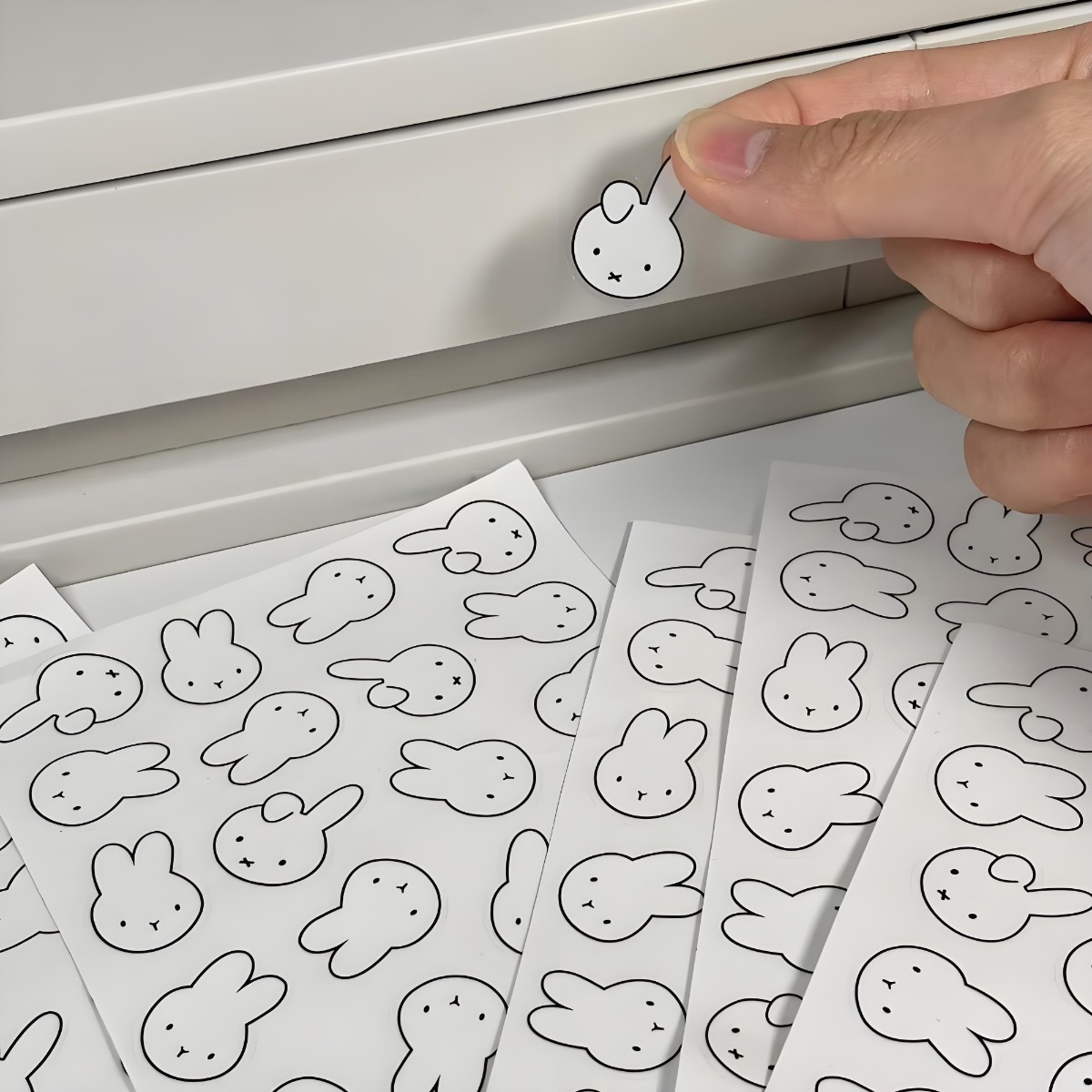 Stiker Cangkir Air Kelinci Mif - Tablet Cute Accessories ulasan dan harga