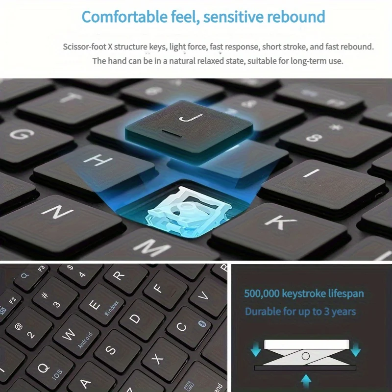 Keyboard Nirkabel Bluetooth Mi - Android Tablet Gaming Accessories ulasan dan harga