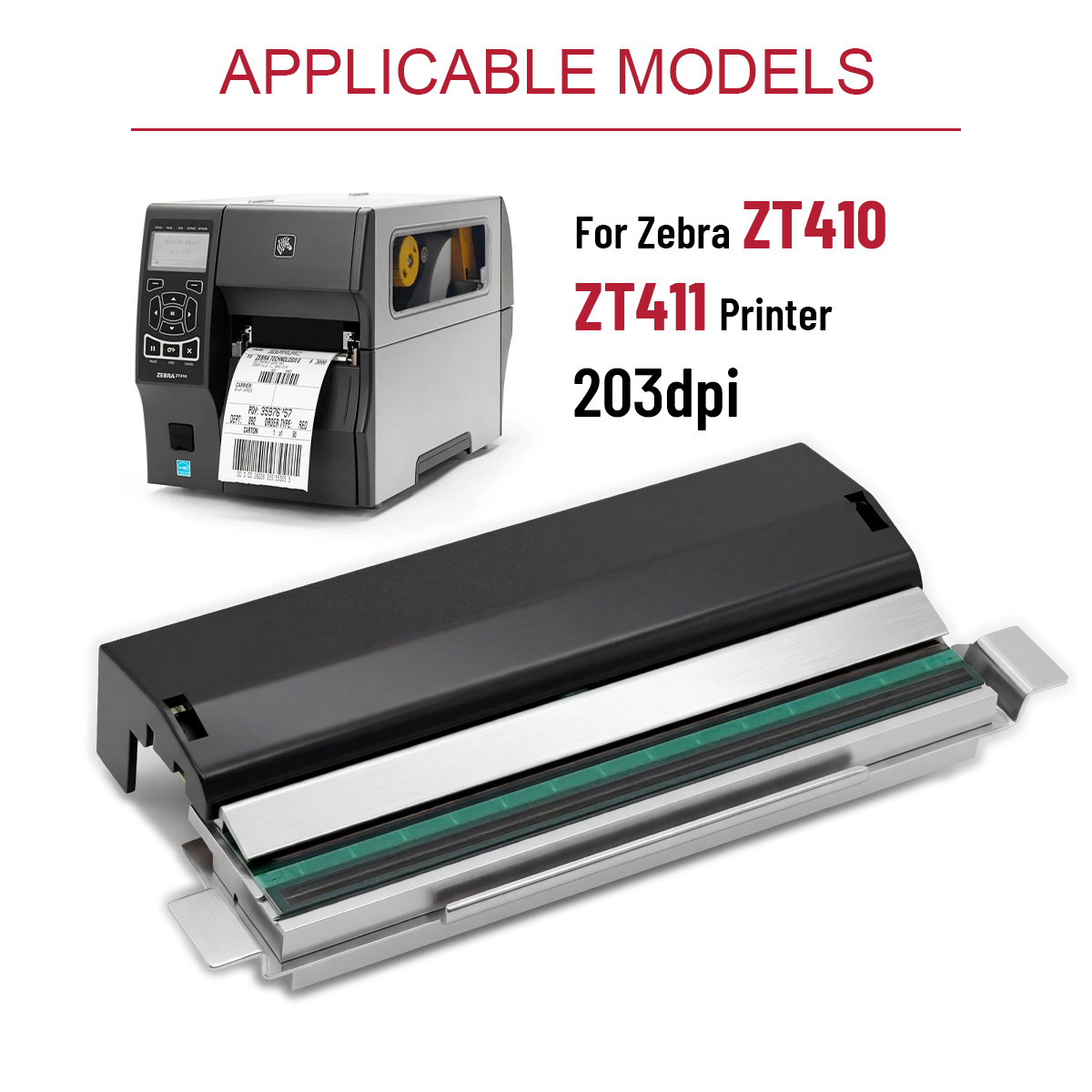 Kepala Printer Thermal 203dpi  - Zebra Tablet Accessories ulasan dan harga